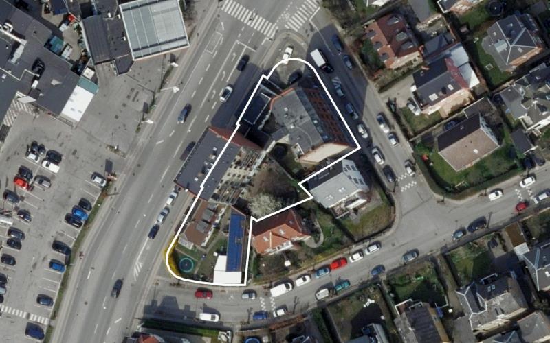 Luftfoto over lokalplanområdet Englandsvej Nord