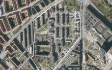Luftfoto over lokalplanområdet